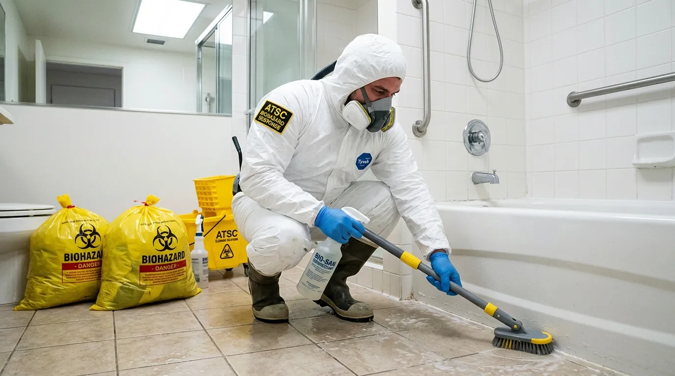 Decontamination equipment deployed for Blood Cleanup in Carson